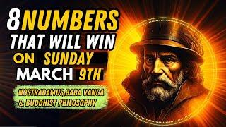 8 NUMBERS TO WIN MEGA JACKPOT On 6 Mar 2025 | Nostradamus, Baba Vanga & Buddhist Wisdom & Philosophy