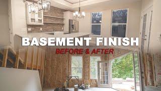 CUSTOM BASEMENT REMODEL!!!