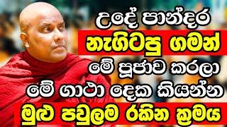 ඔබත් හැමදාම උදේ පාන්දර නැගිටපු ගමන් මේ පූජාව කරලා මේ ගාථා දෙක කියන්න|Ven Galigamuwe Gnanadeepa Thero