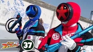 Boonboomger Henshin - Bun Red and Bun Blue Henshin in Bakuage 37