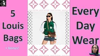 5 LOUIS VUITTON BAGS FOR DAILY WEAR GETTING THE JOB DONE! | KBotLV