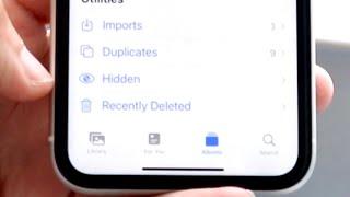 How To Lock Hidden Photos On iPhone!