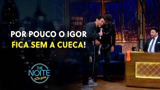 Mágico tira meia de Iguinho sem nem tocar nele | The Noite (13/11/24)