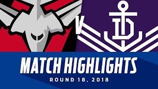 Essendon v Fremantle Match Highlights | Round 18, 2018 | AFL