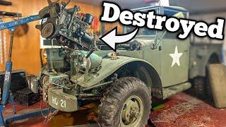 I DISCOVERED Why My Cheap Military Truck Was Parked – Tearing Down the Engine for Answers!