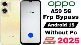 Oppo A59 5G Frp Bypass | Without Pc | Google Account Lock Unlock - Quick Share Not Working 2025