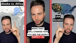 Maps That Will Change How You See The World (Parts 1-50 Compilation)