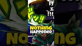 Zoro's Nothing Happened Moment Is Crazy #luffygear5 #anime  #onepiece