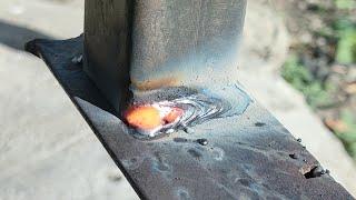 not many people know the 4 methods of welding thin square iron | welding tricks and tips