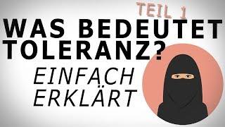 WAS BEDEUTET TOLERANZ? Einfach erklärt! AMODO, Philosophie begreifen!