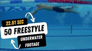 Andrii Khloptsov 50 Free  22.81sec Stroke Analysis