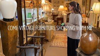 come vintage furniture shopping with me | plans for the new place