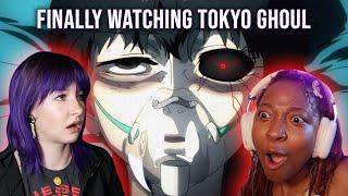 Cowgirls Rewind: Tokyo Ghoul Episode 1 REACTION