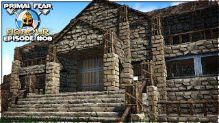 FINALLY Building The New Base! Viking Style Long House! Our Safety Is Key! [EP#08 - ARK: Fjordur]