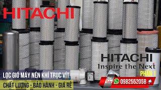 Lọc Gió Máy Nén Khí Trục Vít Hitachi | Bán Phụ Tùng Máy Nén Khí | Máy Nén Khí Trục Vít | Vân Long