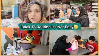 Ghr Mai Sb Khatm Hogya"wapis Sb Routine pe Lana Asaan Nhi"abhi bhi waqt hai ap logo Kay paas🫠