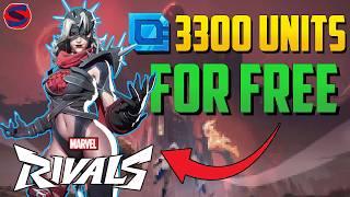 How To Get 3300 Units in Marvel Rivals FOR FREE! Season 1