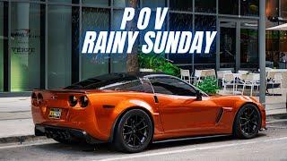 RAINY DAY, RAW POWER: Corvette C6 Z06 in Action !