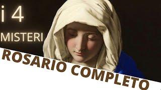 Santo Rosario Completo ️ 4 Corone del rosario, tutti 20 i misteri, e litanie, suore Serve di Maria
