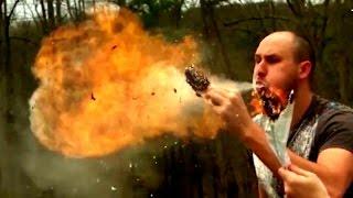 Fire Breath in Super Slow Motion That Will Blow Your Mind! | Slow Mo Lab