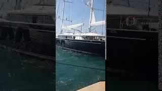 Parsifal III spotted in August 2020 during the filming of Below Deck Sailing Yacht Season 2 Croatia