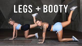 Legs & Booty Workout | 30 Min Lower Body Slim & Tone | No Equipment