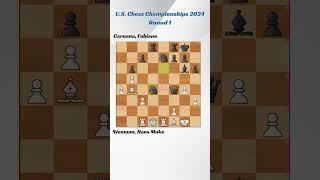 Niemann, Hans Moke vs Caruana, Fabiano | Round 1 | U.S. Chess Championships 2024
