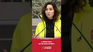 Díaz Ayuso presenta el nuevo modelo de excavación de la Línea 11 de Metro.