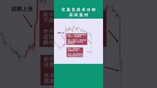 交易员技术分析实战案例，新手老手差异太大了