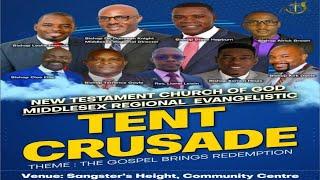 MIDDLESEX REGIONAL EVANGELISTIC TENT CRUSADE |  MAY 5, 2025