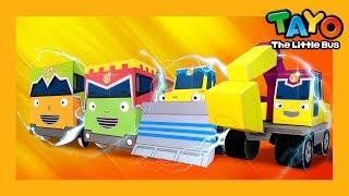 Car Song l Strong Heavy Vehicles Rangers l Heavy Vehicles Song l Tayo Songs for Children