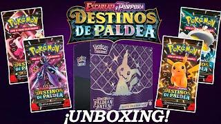 Unboxing ETB de PALDEAN FATES: ¿Encontraremos cartas legendarias? || Set de SHINYS