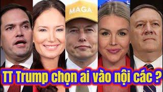 Các ứng cử viên sáng giá cho nội các của TT Trump