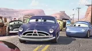 Cars 2006 - Doc, what are you doing? Mcqueen laughs again