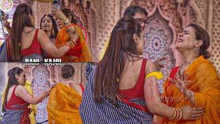 Kajol and Rani Mukerji Unedited and Unseen Moment at North Bombay Sarbojanin Durga Puja 2024