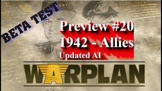 20 Warplan Beta Test   1942 Allies   Updated AI