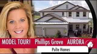 New Homes Winter Garden Dr. Phillips Aurora Model Home at Phillips Grove by Pulte