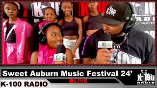 K-100 Radio Live at Sweet Auburn Music Festival (Promo)