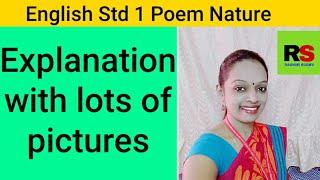 CLASS 1 NATURE POEM ENGLISH TEXTBOOK RASHMI SUDEV/ GRADE 1 POEM NATURE ENGLISH BALBHARTI STD ONE