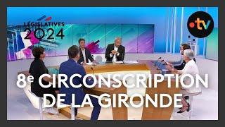 LÉGISLATIVES 2024 : Débat sur les enjeux de la 8e circonscription de la Gironde