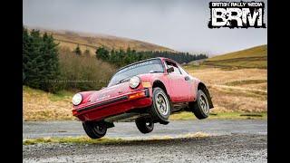 Porsche 911 SC Rally Car in action at Rally North Wales