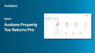Avalara Property Tax Returns Pro Demo