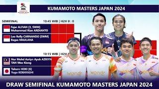 DRAW & JADWAL SEMIFINAL KUMAMOTO MASTERS JAPAN 2024 BESOK PUKUL 08:00 WIB LIVE #kumamotomasters2024