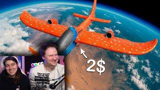 ПЕРЕДЕЛАЛ 2$ САМОЛЕТ В РАДИОУПРАВЛЯЕМЫЙ ИСТРЕБИТЕЛЬ |  РЕАКЦИЯ на SlivkiShow