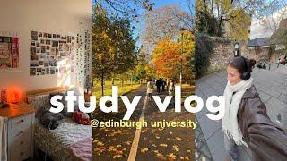 DAY IN MY LIFE at edinburgh university: study vlog ️