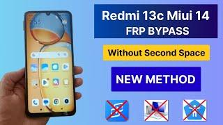 Redmi 13c Android 14 Frp Bypass / Google Account Unlock Without Pc-2024