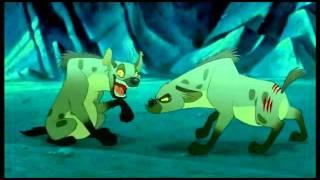 Hyenas from Lion King laughing