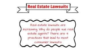 What Makes People Sue Real Estate Agents?