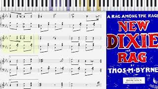 New Dixie Rag by Thomas Byrne (1910, Ragtime piano)