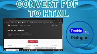 How to Convert PDF to HTML